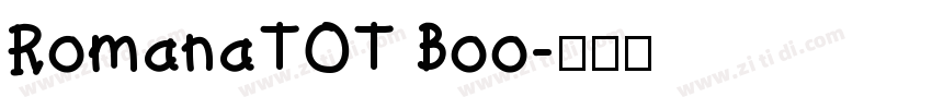 RomanaTOT Boo字体转换